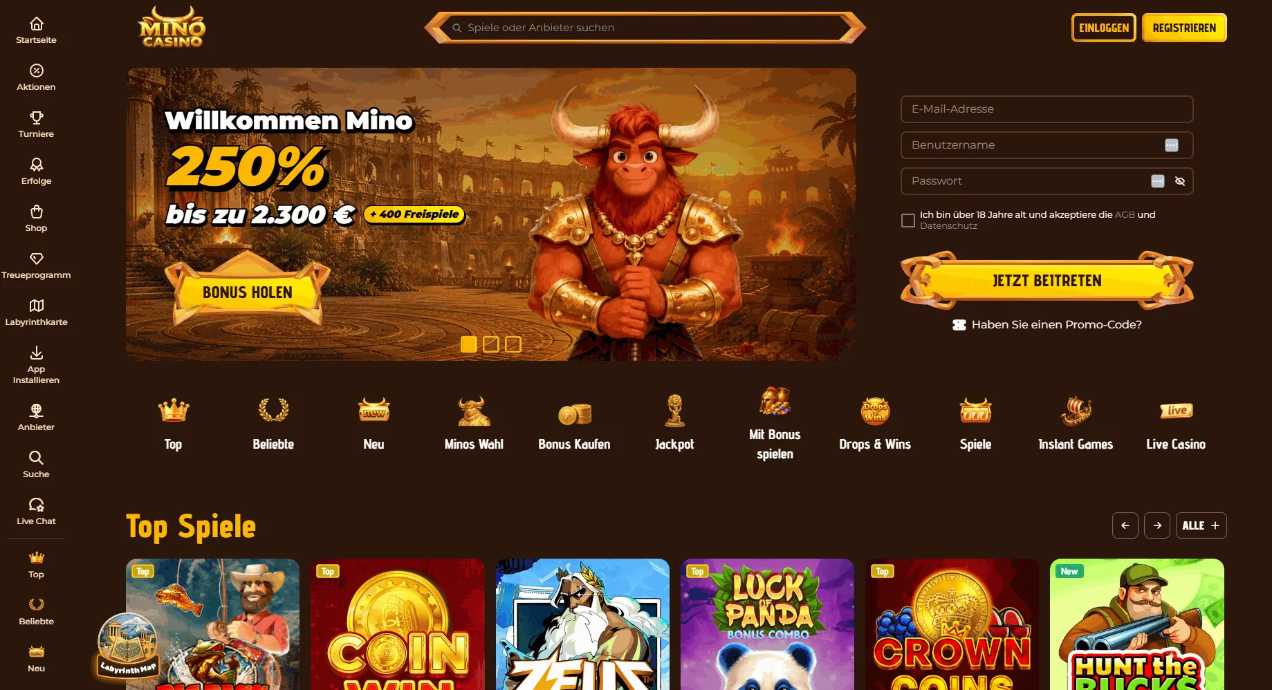 Mino Beste Online Casinos Europa
